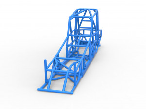 Frame of Northeast Dirt Modified stock car Scale 1 to 25 3D Принт Модель