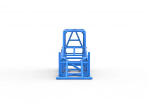 Frame of Northeast Dirt Modified stock car Scale 1 to 25 3D Print Model