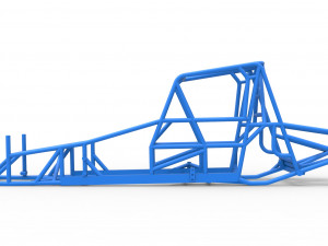 Frame of Northeast Dirt Modified stock car Scale 1 to 25 3D Принт Модель