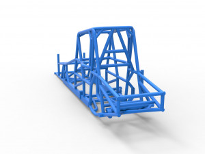 Frame of Northeast Dirt Modified stock car Scale 1 to 25 3D Принт Модель