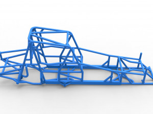 Frame of Northeast Dirt Modified stock car Scale 1 to 25 3D Принт Модель