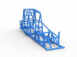 Frame of Northeast Dirt Modified stock car Scale 1 to 25 3D Принт Модель