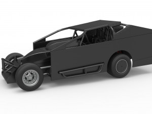 Northeast Dirt Modified stock car Scale 1 to 25 3D Print Model