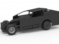 Northeast Dirt Modified stock car Scale 1 to 25 Modèles 3D en vedette