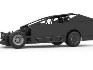 Northeast Dirt Modified stock car Scale 1 to 25 3D Print Model