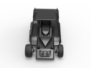 Northeast Dirt Modified stock car Scale 1 to 25 Modèles 3D en vedette