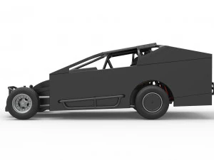 Northeast Dirt Modified stock car Scale 1 to 25 3D Print Model