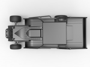 Northeast Dirt Modified stock car Scale 1 to 25 Modèles 3D en vedette