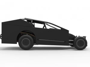 Northeast Dirt Modified stock car Scale 1 to 25 3D Print Model