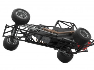 Northeast Dirt Modified stock car Base Scale 1 to 25 3D Принт Модель