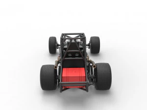 Northeast Dirt Modified stock car Base Scale 1 to 25 3D Print Model
