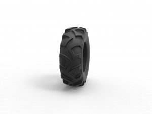 Tractor tire 24 Scale 1 to 25 Modello di stampa 3D