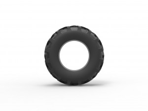 Tractor tire 24 Scale 1 to 25 Modello di stampa 3D