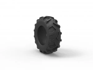 Tractor tire 24 Scale 1 to 25 3D Print Model