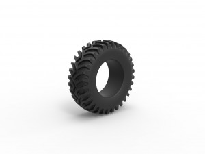 Tractor tire 25 Scale 1 to 25 Modelo de Impressão 3D