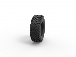 Tractor tire 25 Scale 1 to 25 Modelo de Impressão 3D