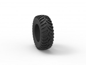 Tractor tire 25 Scale 1 to 25 Modelo de Impressão 3D