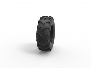 Tractor tire 26 Scale 1 to 25 Model Cetak 3D