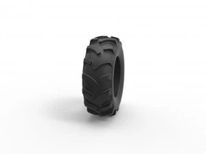 Tractor tire 26 Scale 1 to 25 3D Print Model