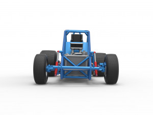 Sprint car Base Scale 1 to 25 3D प्रिंट मॉडल