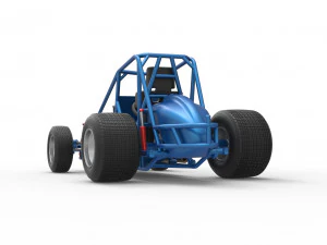 Sprint car Base Scale 1 to 25 3D Print Model