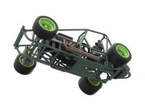 Pavement Sprint car Base Scale 1 to 25 Modello di stampa 3D