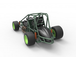 Pavement Sprint car Base Scale 1 to 25 Modello di stampa 3D