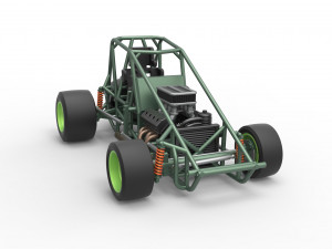 Pavement Sprint car Base Scale 1 to 25 Modello di stampa 3D