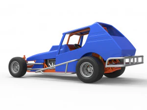 Vintage Northeast Dirt Modified stock car Scale 1 to 25 3D Print Model