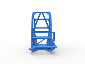 Frame of Vintage Northeast Dirt Modified stock car Scale 1 to 25 3D Принт Модель