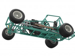 Vintage Northeast Dirt Modified stock car Base Scale 1 to 25 3Dプリントモデル