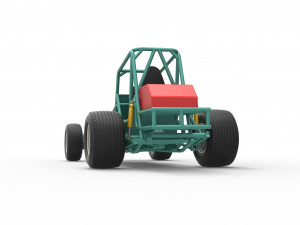 Vintage Northeast Dirt Modified stock car Base Scale 1 to 25 3Dプリントモデル