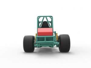 Vintage Northeast Dirt Modified stock car Base Scale 1 to 25 3Dプリントモデル