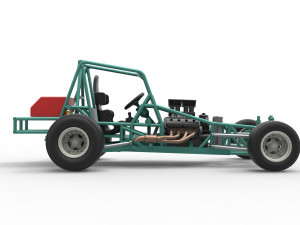 Vintage Northeast Dirt Modified stock car Base Scale 1 to 25 3Dプリントモデル