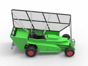 Northeast Dirt Modified stock car with side wing Scale 1 to 25 Model Cetak 3D
