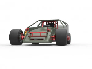 Stock car V4 modificado em asfalto vintage escala 1 a 25 Modelo de Impressão 3D