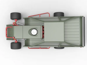Stock car V4 modificado em asfalto vintage escala 1 a 25 Modelo de Impressão 3D