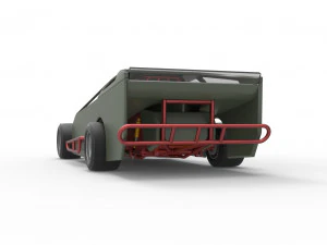 Stock car V4 modificado em asfalto vintage escala 1 a 25 Modelo de Impressão 3D