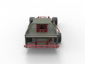 Vintage Asphalt Modified stock car V4 Scale 1 to 25 Modelo de impresión 3D