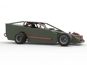 Stock car V4 modificado em asfalto vintage escala 1 a 25 Modelo de Impressão 3D