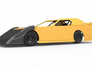 Dirt Modified Super stock car Scale 1 to 25 3D Принт Модель