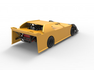 Dirt Modified Super stock car Scale 1 to 25 3D Принт Модель