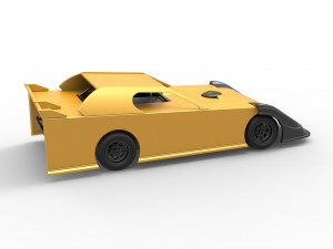 Dirt Modified Super stock car Scale 1 to 25 3D Принт Модель