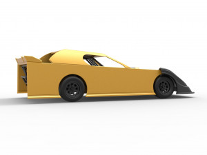 Dirt Modified Super stock car Scale 1 to 25 3D Принт Модель