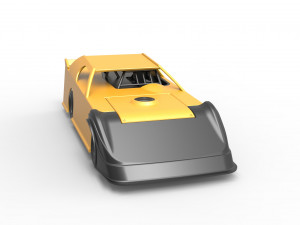 Dirt Modified Super stock car Scale 1 to 25 3D Принт Модель