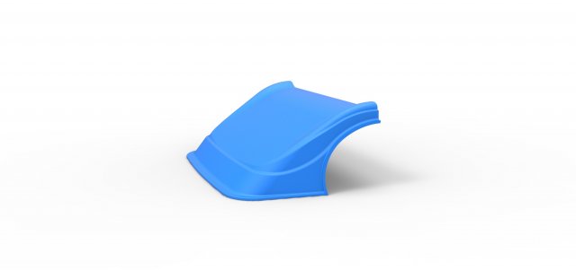 Nose for Dirt Modified Super stock car Scale 1 to 25 3D 打印模型 .c4d .max .obj .3ds .fbx .stl .blend 