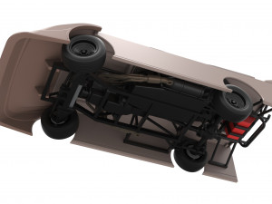 Dirt Modified Super stock car while turning Scale 1 to 25 3D Baskı Modeli