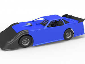 Super Dirt Late model Scale 1 to 25 3Dプリントモデル
