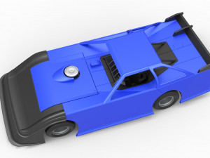 Super Dirt Late model Scale 1 to 25 3D Print Model