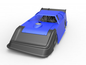 Super Dirt Late model Scale 1 to 25 3D Print Model